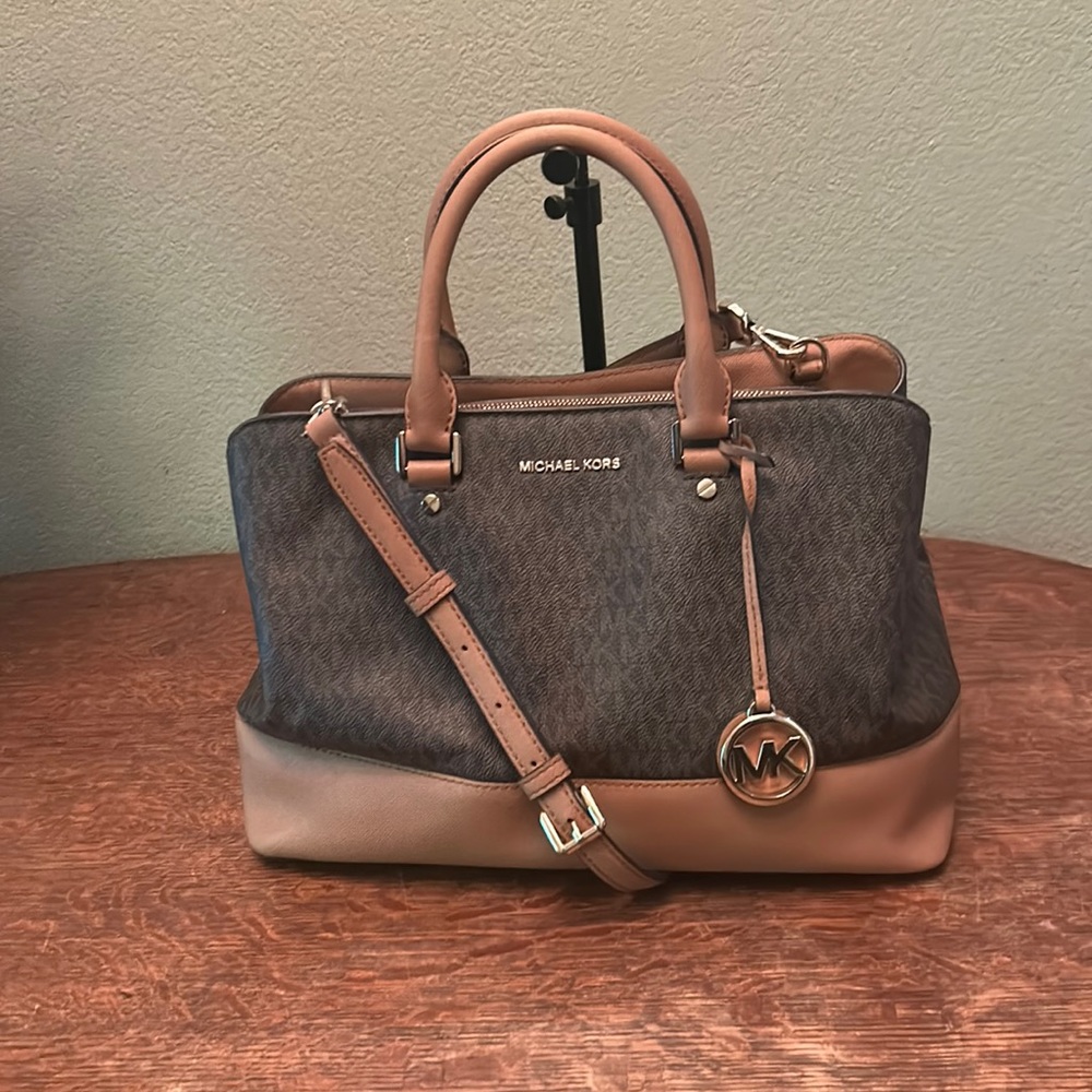 Michael Kors Brown and Tan Women's Bag